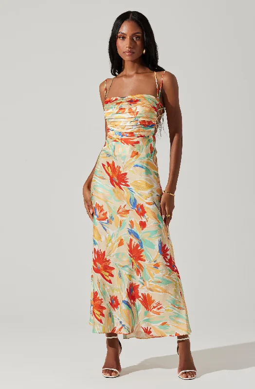 Antlia Floral Maxi Dress Classic Black Maxi Dress
