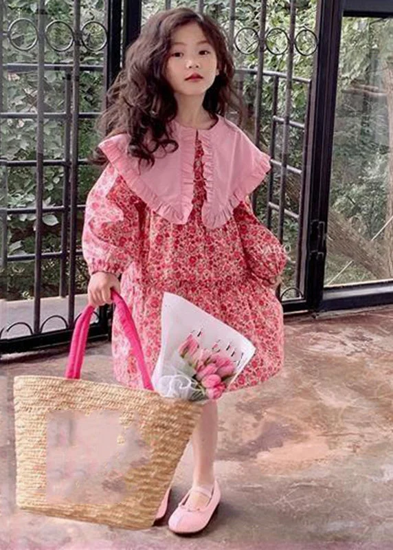 Fine Red Ruffled Patchwork Kids Maxi Dress Fall SS1039 Trendy Off-Shoulder Ruffle Maxi Dress Fine Red Ruffled Patchwork Kids Maxi Dress Fall SS1039 Trendy Off-Shoulder Ruffle Maxi Dress
