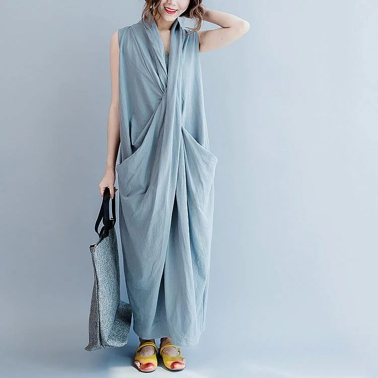 Gray cross bust cotton summer dresses oversize long maxi dress gown caual traveling dress Comfortable Flowy Maxi Dress Gray cross bust cotton summer dresses oversize long maxi dress gown caual traveling dress Comfortable Flowy Maxi Dress