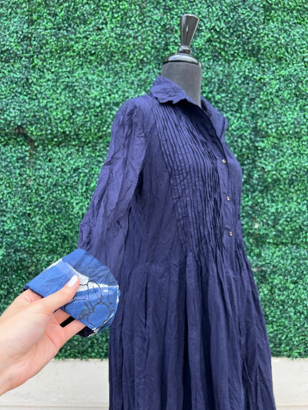 Navy Sam Maxi Dress Stylish Boho Chic Maxi Dress