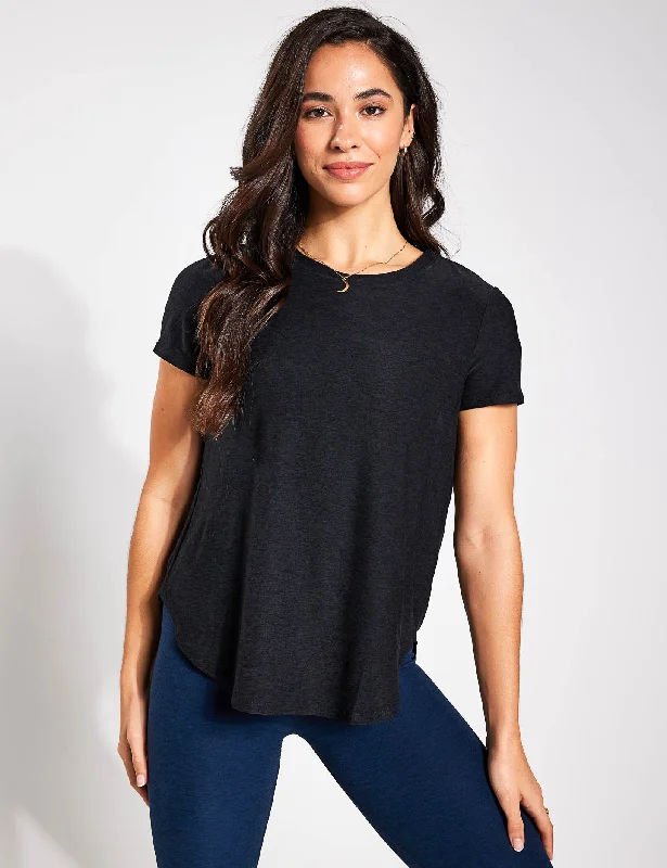 Featherweight On The Down Low Tee - Darkest Night Terry Blend Velvet Blend Canvas Blend Featherweight On The Down Low Tee - Darkest Night Terry Blend Velvet Blend Canvas Blend