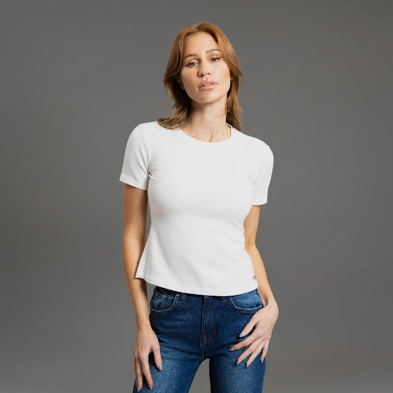 Cumulus Crew T-Shirt Embroidered Appliqued Beaded