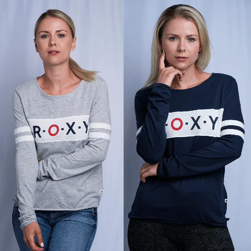 Roxy Women's R.O.X.Y. L/S T-Shirt (S04) Cozy Warm Stylish