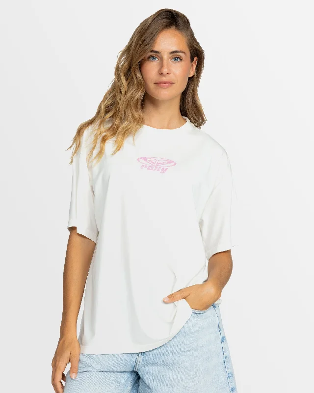 Womens Sun Over The Sand Short Sleeves T-Shirt Graphic T-Shirt Round Neck Polyester