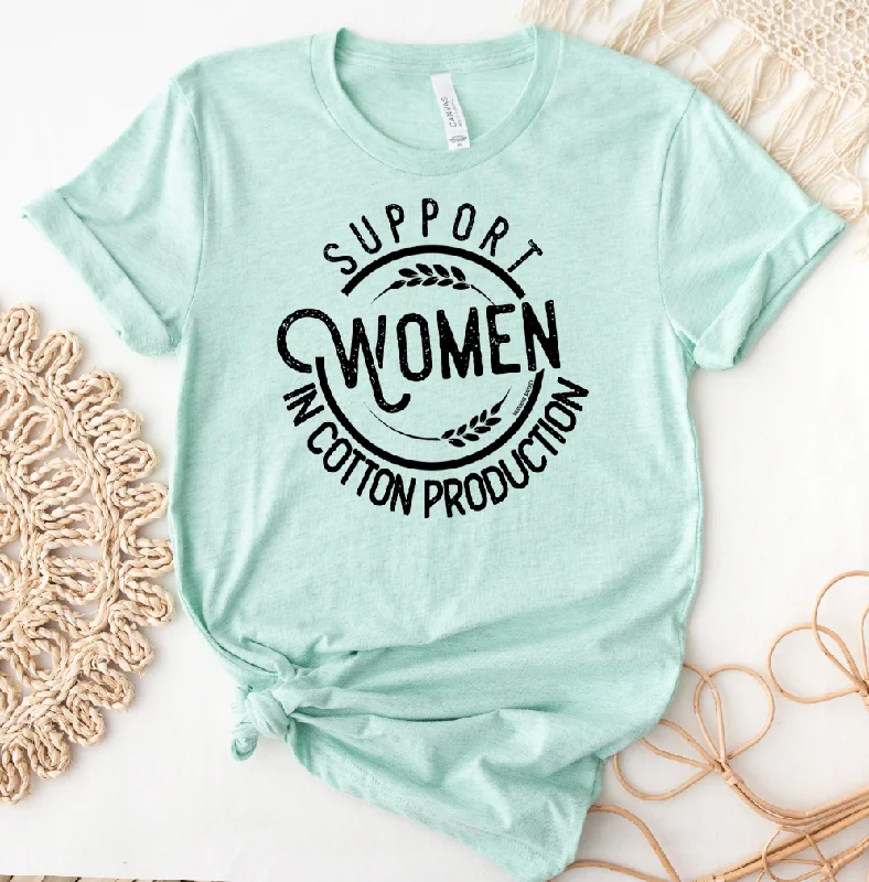 Support Women in Cotton Production T-Shirt (XS-4XL) - Multiple Colors! Oversized T-Shirt Spandex breathable Support Women in Cotton Production T-Shirt (XS-4XL) - Multiple Colors! Oversized T-Shirt Spandex breathable