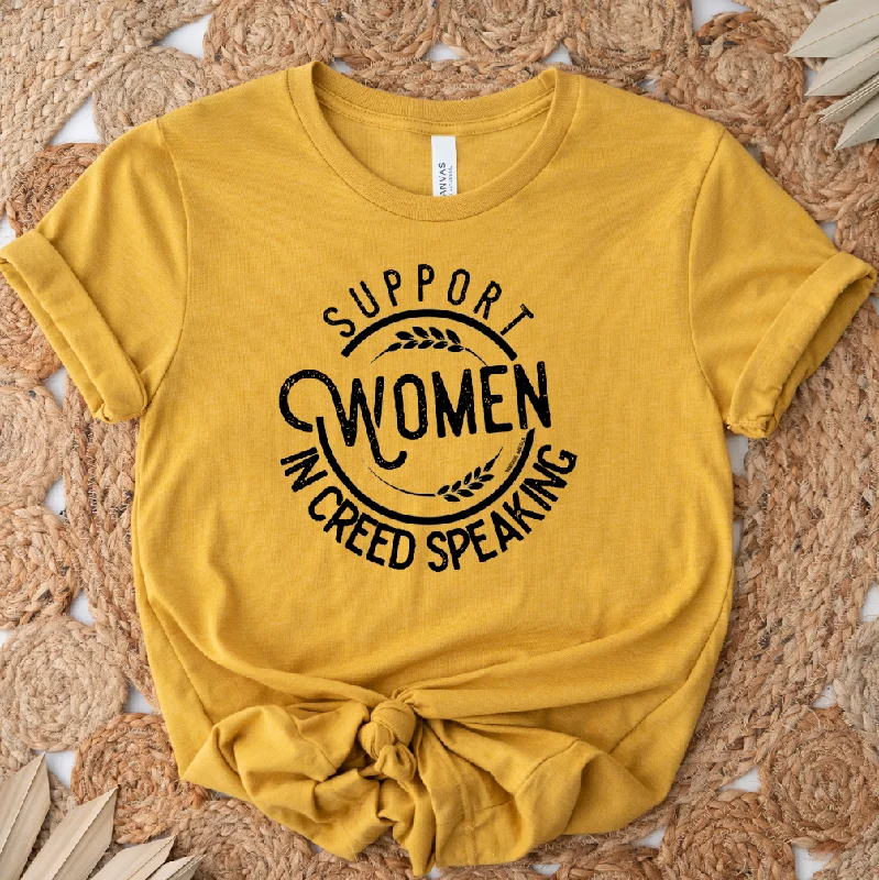 Support Women in Creed Speaking T-Shirt (XS-4XL) - Multiple Colors! Layered Multi-layer Single Layer Support Women in Creed Speaking T-Shirt (XS-4XL) - Multiple Colors! Layered Multi-layer Single Layer