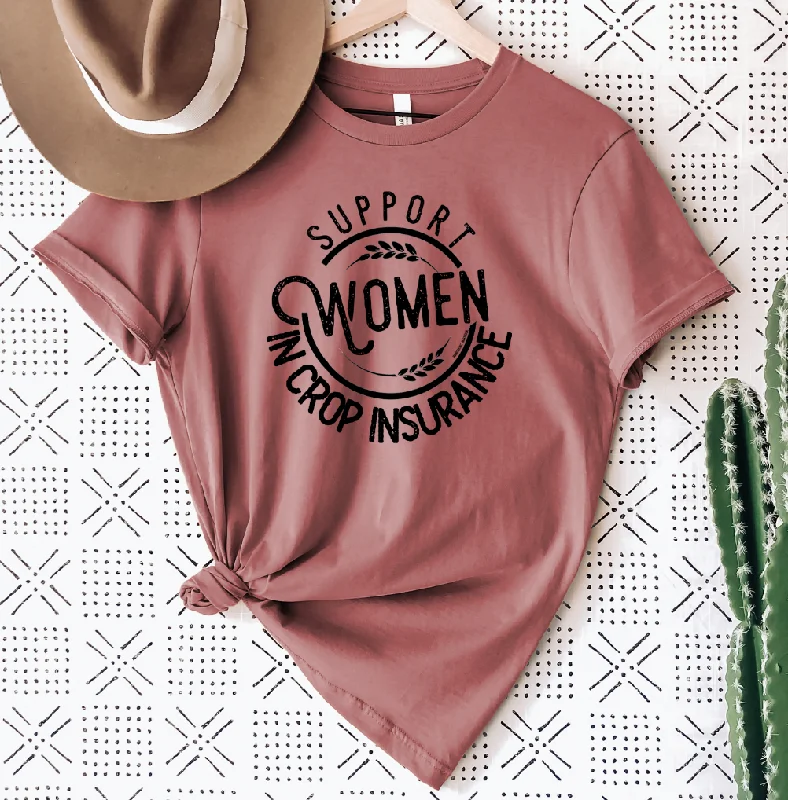 Support Women in Crop Insurance T-Shirt (XS-4XL) - Multiple Colors! Seamless Knitted Crochet Support Women in Crop Insurance T-Shirt (XS-4XL) - Multiple Colors! Seamless Knitted Crochet