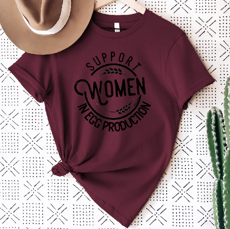 Support Women in Egg Production T-Shirt (XS-4XL) - Multiple Colors! Fitted T-Shirt Seamless Stretchy Support Women in Egg Production T-Shirt (XS-4XL) - Multiple Colors! Fitted T-Shirt Seamless Stretchy