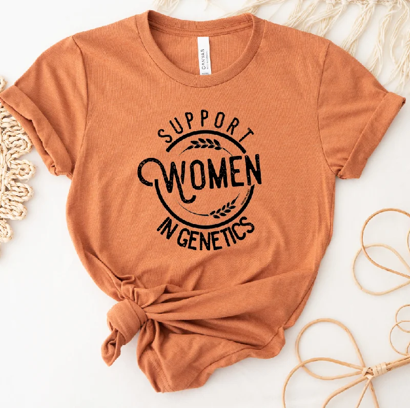 Support Women in Genetics T-Shirt (XS-4XL) - Multiple Colors! Seamless Knitted Crochet Support Women in Genetics T-Shirt (XS-4XL) - Multiple Colors! Seamless Knitted Crochet
