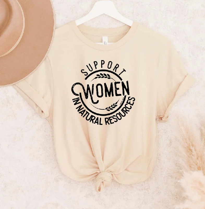 Support Women in Natural Resources T-Shirt (XS-4XL) - Multiple Colors! V-Neck T-Shirt Long Sleeve Cotton Support Women in Natural Resources T-Shirt (XS-4XL) - Multiple Colors! V-Neck T-Shirt Long Sleeve Cotton