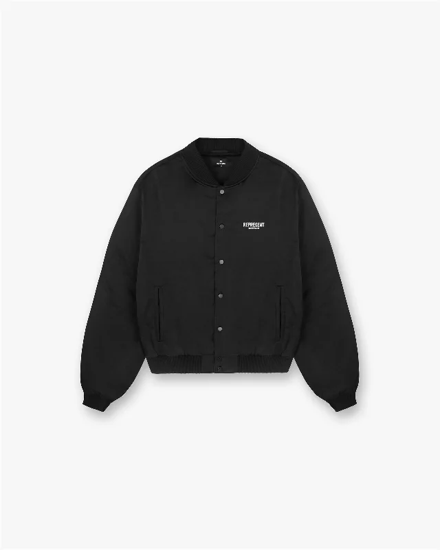 Represent Owners Club Souvenir Jacket - Black Print Jacket Jacquard Jacket Embroidered Jacket Represent Owners Club Souvenir Jacket - Black Print Jacket Jacquard Jacket Embroidered Jacket