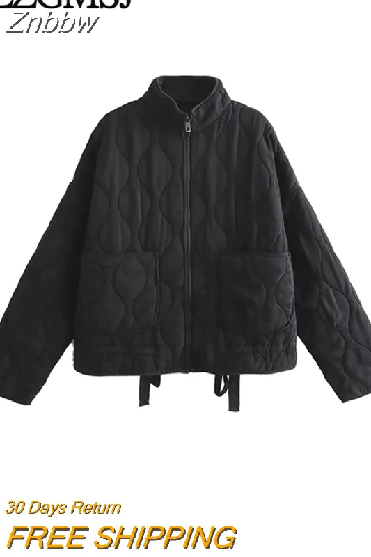 Znbbw TRAF Oversize Women Parkas 2023 Winter Long Sleeve Big Pockets Loose Quilted Padded Jacket Female Crop Top Cotton Coat Faux Fur Jacket Real Fur Jacket Shearling Jacket Znbbw TRAF Oversize Women Parkas 2023 Winter Long Sleeve Big Pockets Loose Quilted Padded Jacket Female Crop Top Cotton Coat Faux Fur Jacket Real Fur Jacket Shearling Jacket