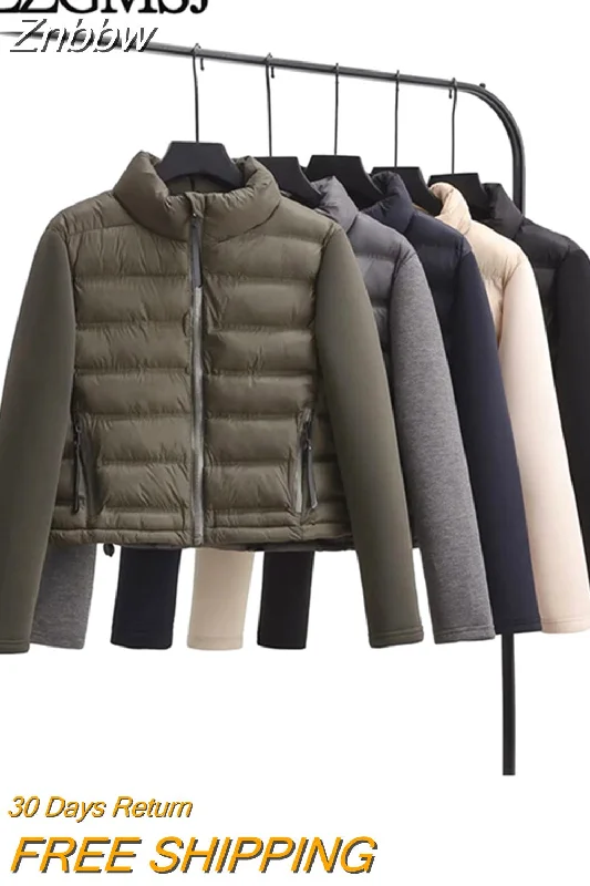 Znbbw TRAF Patchwork Autumn Winter Coat Women 2023 Vintage Slim Solid Short Parkas Chic Casual Zippers Stand Collar Jackets Snapped Jacket Toggled Jacket Drawstring Jacket Znbbw TRAF Patchwork Autumn Winter Coat Women 2023 Vintage Slim Solid Short Parkas Chic Casual Zippers Stand Collar Jackets Snapped Jacket Toggled Jacket Drawstring Jacket