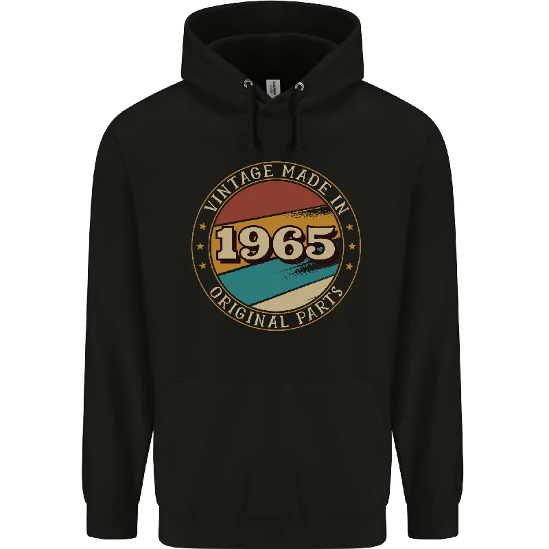 59th Birthday Vintage Made In 1965 Mens 80% Cotton Hoodie Hoodie with Toggle Buttons Decorative Unique 59th Birthday Vintage Made In 1965 Mens 80% Cotton Hoodie Hoodie with Toggle Buttons Decorative Unique