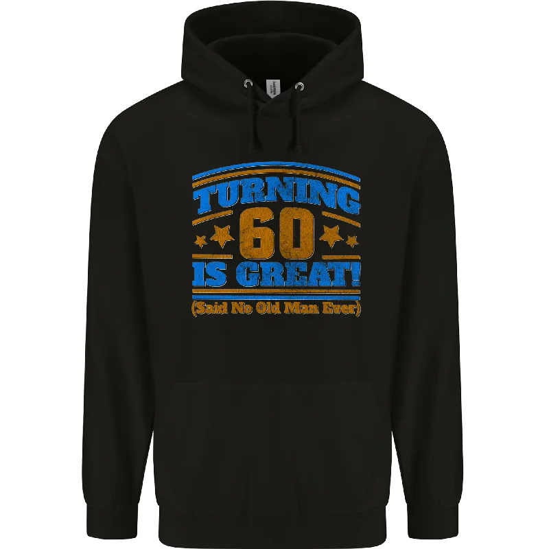 60th Birthday Turning 60 Is Great Year Old Mens 80% Cotton Hoodie Hoodie with Camouflage Military Edgy 60th Birthday Turning 60 Is Great Year Old Mens 80% Cotton Hoodie Hoodie with Camouflage Military Edgy