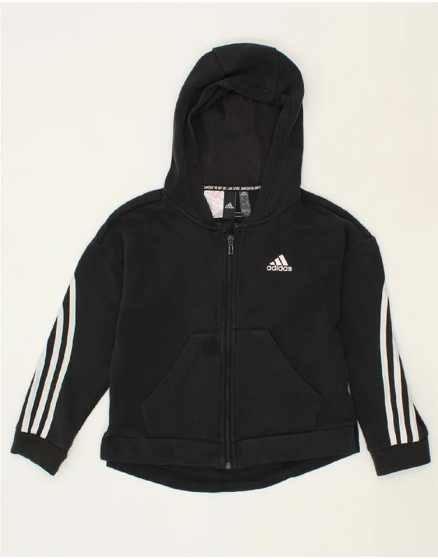 ADIDAS Boys Zip Hoodie Sweater 9-10 Years Black Cotton Hoodie with Batwing Sleeves Loose Dramatic ADIDAS Boys Zip Hoodie Sweater 9-10 Years Black Cotton Hoodie with Batwing Sleeves Loose Dramatic