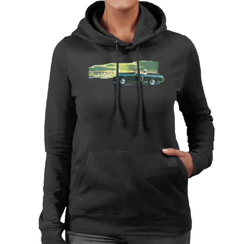 Austin Healey 20 Green British Motor Heritage Women's Hooded Sweatshirt Hoodie Sweatshirt Pullover Austin Healey 20 Green British Motor Heritage Women's Hooded Sweatshirt Hoodie Sweatshirt Pullover