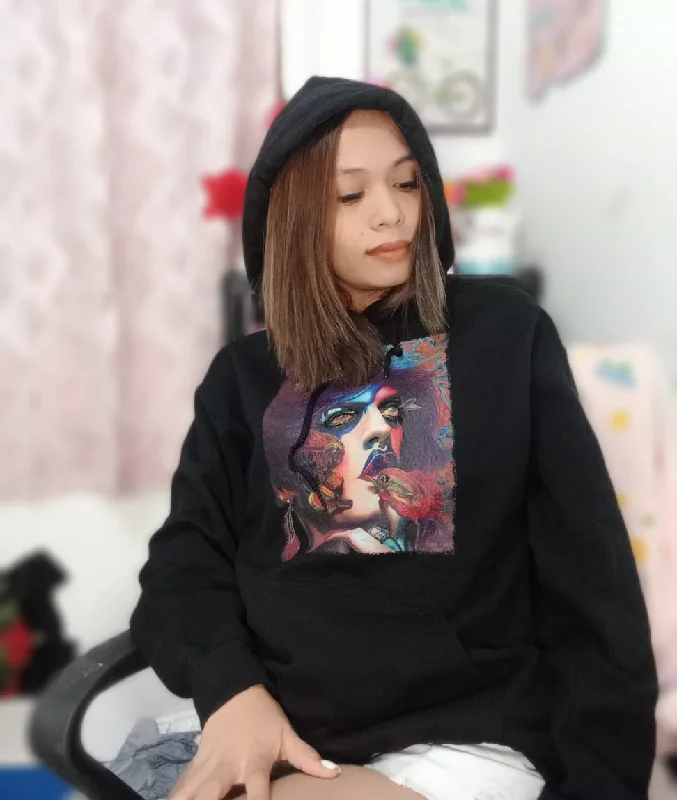 Colorful Star Child Love Art Hoodie Sweatshirt Hoodie with Reflective Safety Nightwear Colorful Star Child Love Art Hoodie Sweatshirt Hoodie with Reflective Safety Nightwear