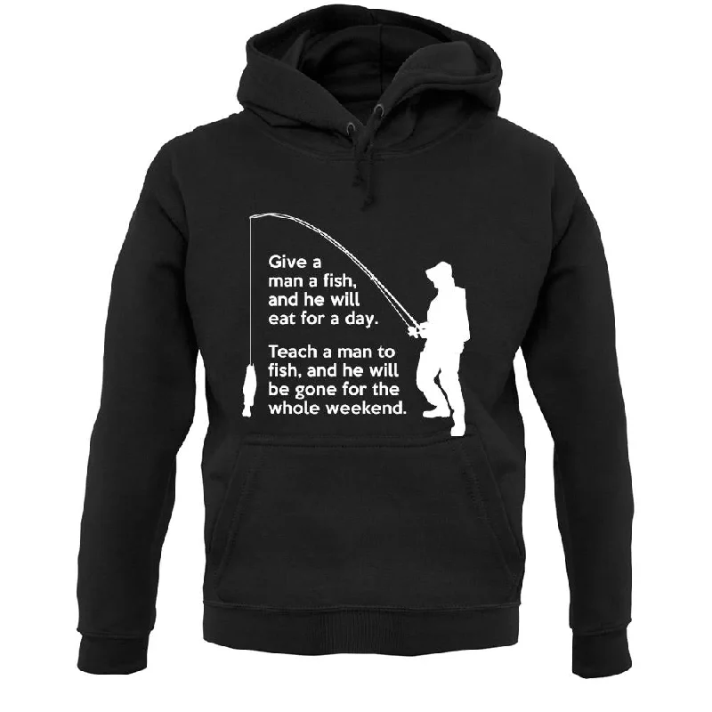 Fishing He'Ll Be Gone For The Weekend Unisex Hoodie Hoodie with Hem Drawcord Adjustable Customizable Fishing He'Ll Be Gone For The Weekend Unisex Hoodie Hoodie with Hem Drawcord Adjustable Customizable