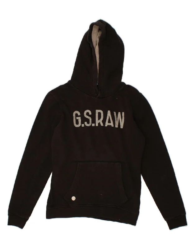 G-STAR Mens Graphic Hoodie Jumper Medium Black Cotton Hoodie with Hem Lace Feminine Delicate G-STAR Mens Graphic Hoodie Jumper Medium Black Cotton Hoodie with Hem Lace Feminine Delicate