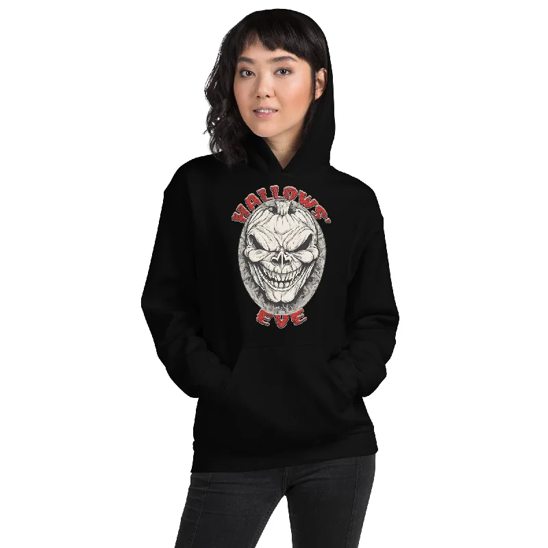 Grinning Skull Pumpkin Hallows' Eve Halloween Pullover Hoodie Sweatshirt Hoodie with High-Low Hem Asymmetrical Trendy Grinning Skull Pumpkin Hallows' Eve Halloween Pullover Hoodie Sweatshirt Hoodie with High-Low Hem Asymmetrical Trendy