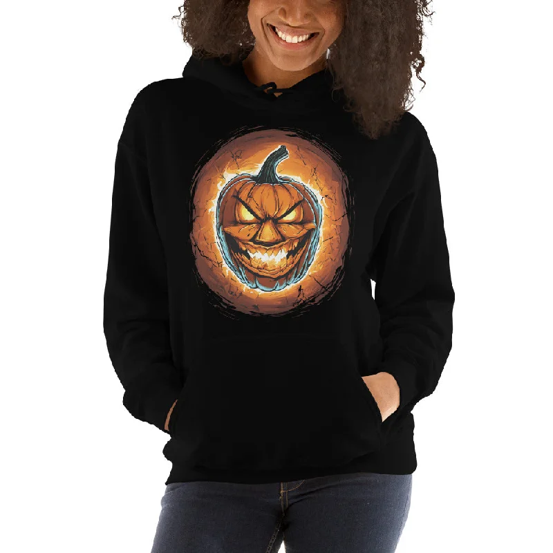 Halloween Fire Pumpkin Jack O Lantern Season Pullover Hoodie Sweatshirt Hoodie with Mock Neck Collared Structured Halloween Fire Pumpkin Jack O Lantern Season Pullover Hoodie Sweatshirt Hoodie with Mock Neck Collared Structured