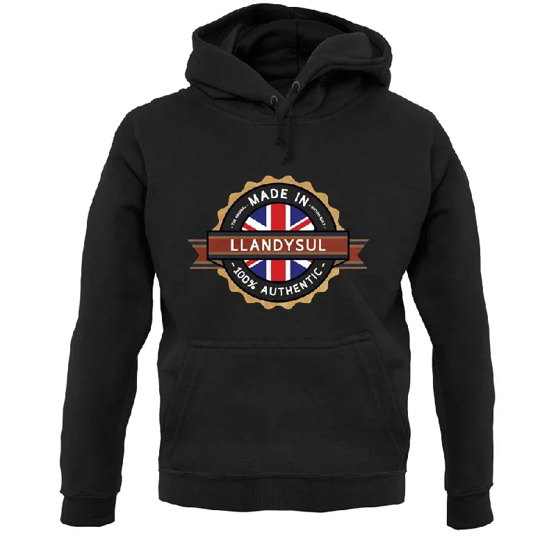 Made In Llandysul 100% Authentic Unisex Hoodie Hoodie with Embroidery Detailed Premium Made In Llandysul 100% Authentic Unisex Hoodie Hoodie with Embroidery Detailed Premium