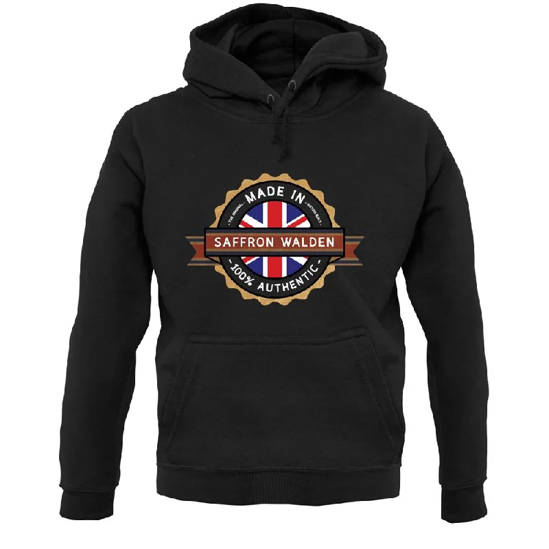 Made In Saffron Walden 100% Authentic Unisex Hoodie Hoodie with Drawcord Adjustable Secure Made In Saffron Walden 100% Authentic Unisex Hoodie Hoodie with Drawcord Adjustable Secure