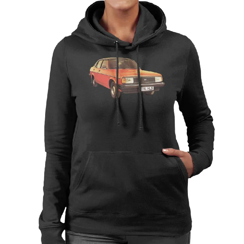 Morris Ital British Motor Heritage Women's Hooded Sweatshirt Hoodie with Crew Neck Simple Timeless Morris Ital British Motor Heritage Women's Hooded Sweatshirt Hoodie with Crew Neck Simple Timeless