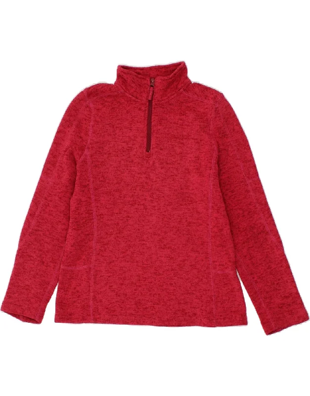 MOUNTAIN WAREHOUSE Womens Zip Neck Sweatshirt Jumper UK 10 Small Red Hoodie with Zipper Versatile Modern MOUNTAIN WAREHOUSE Womens Zip Neck Sweatshirt Jumper UK 10 Small Red Hoodie with Zipper Versatile Modern