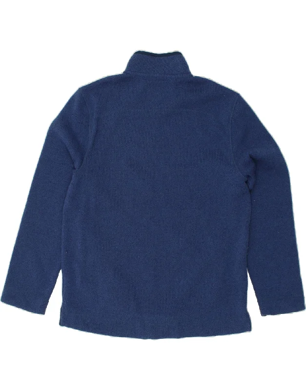 WEIRD FISH Mens Zip Neck Sweatshirt Jumper 2XL Blue Polyester Hoodie with Button Placket Classic Preppy WEIRD FISH Mens Zip Neck Sweatshirt Jumper 2XL Blue Polyester Hoodie with Button Placket Classic Preppy