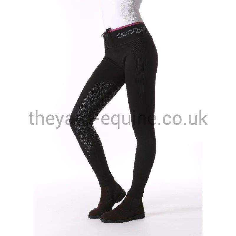 Accademia Italiana Women's Seamless Riding Leggings - Black Comfortable Full-Body Compression Leggings Accademia Italiana Women's Seamless Riding Leggings - Black Comfortable Full-Body Compression Leggings