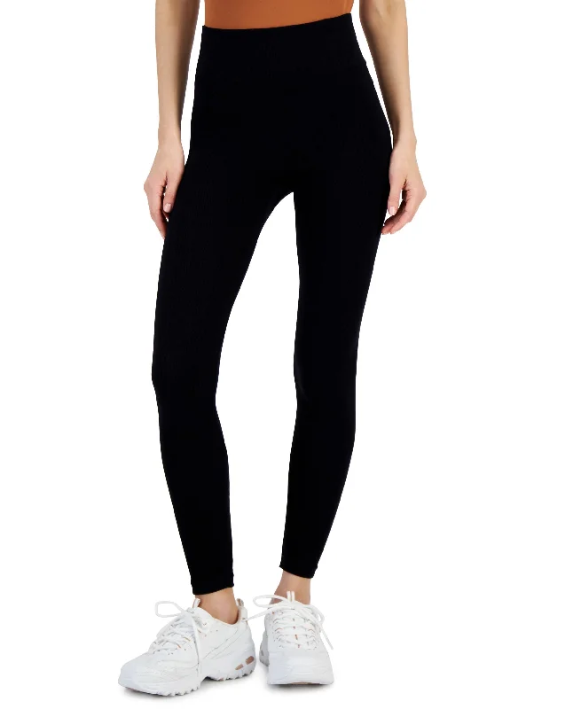Juniors' High-Rise Seamless Skinny Leggings Trendy High-Waist Tummy Control Leggings Juniors' High-Rise Seamless Skinny Leggings Trendy High-Waist Tummy Control Leggings