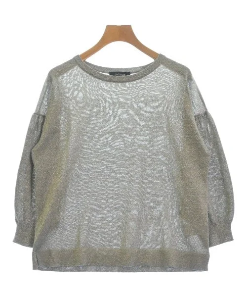 UNTITLED Sweaters Denim Fabric Leather Fabric Suede Fabric