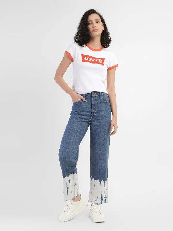 Levi's X Deepika Padukone 70's Blue High Bootcut Jeans Fashionable Raw Hem Bootcut Jeans Levi's X Deepika Padukone 70's Blue High Bootcut Jeans Fashionable Raw Hem Bootcut Jeans