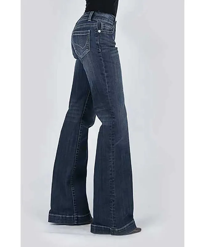 Stetson 214 Trouser Fit w/ Reverse Check Deco Stitch Pocket - Women's Jeans Trendy Pleated Waist Jeans Stetson 214 Trouser Fit w/ Reverse Check Deco Stitch Pocket - Women's Jeans Trendy Pleated Waist Jeans