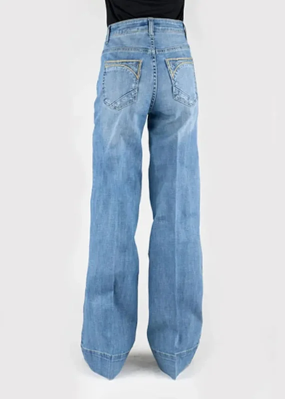Stetson 751 Wide Leg High Rise (Light Wash) - Women's Jeans Stylish High-Rise Mom Jeans Stetson 751 Wide Leg High Rise (Light Wash) - Women's Jeans Stylish High-Rise Mom Jeans