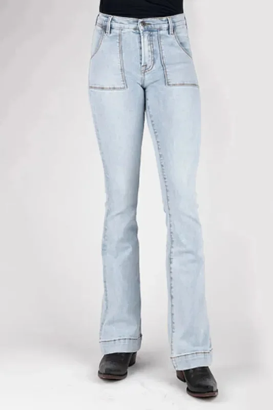 Stetson 921 High Waist Flare (Acid Wash) - Women's Jeans Stylish High-Rise Mom Jeans Stetson 921 High Waist Flare (Acid Wash) - Women's Jeans Stylish High-Rise Mom Jeans