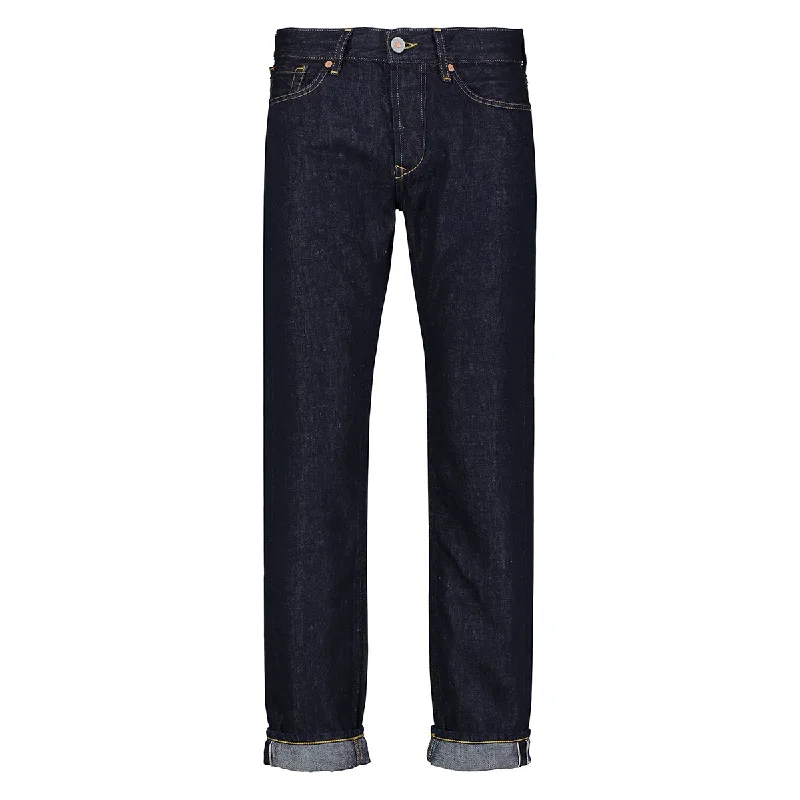 TELA - Jeans Cosmy 5 tasche Blue - COS0131118 - BLU Comfortable Distressed Straight-Leg Jeans TELA - Jeans Cosmy 5 tasche Blue - COS0131118 - BLU Comfortable Distressed Straight-Leg Jeans