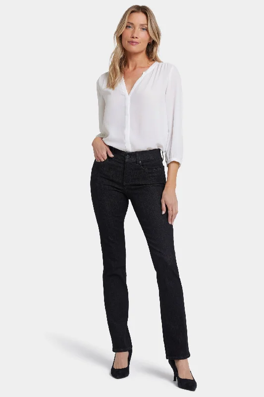 Waist-Match™ Marilyn Straight Jeans In Long Inseam - Eternity Fashionable White Denim Jeans Waist-Match™ Marilyn Straight Jeans In Long Inseam - Eternity Fashionable White Denim Jeans