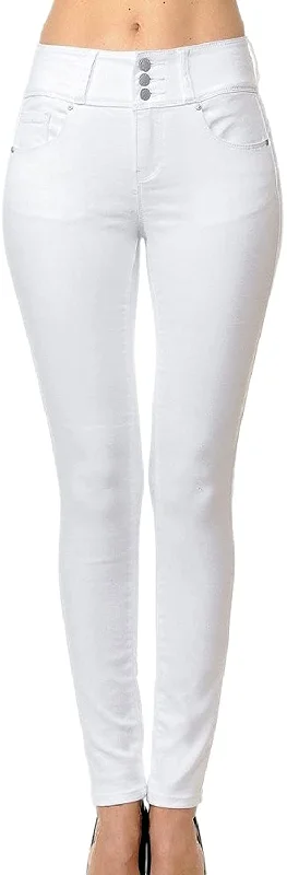 Wax Jean Women's High-Rise Push-Up Super Comfy 3-Button Skinny Jeans Trendy Bootcut High-Waisted Jeans Wax Jean Women's High-Rise Push-Up Super Comfy 3-Button Skinny Jeans Trendy Bootcut High-Waisted Jeans