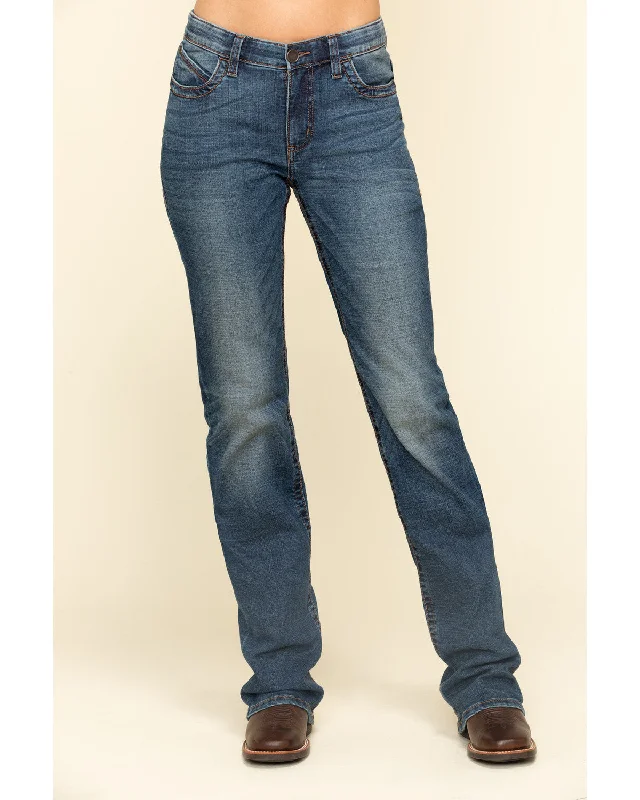 Wrangler Women's Willow Ultimate Riding Jeans - Rebecca Trendy Low-Rise Bootcut Jeans Wrangler Women's Willow Ultimate Riding Jeans - Rebecca Trendy Low-Rise Bootcut Jeans